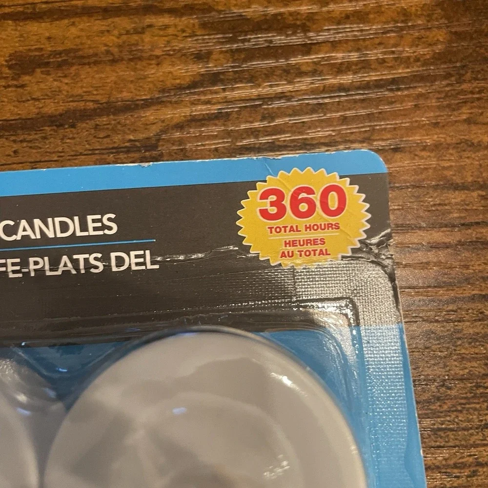 ✅Luminessence 3pk LED Flickering Tealight Candles 🕯️ Batteries Included #️⃣0126
